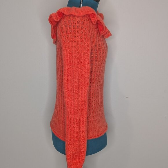 Anthropologie orange-pinkish Sweater, Size XS (NWT) - Picture 2 of 4